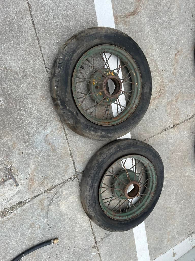 Wielen Ford model A 1928/1929, Ophalen, Ford