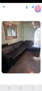 Salon en cuir modulable., Enlèvement, Cuir