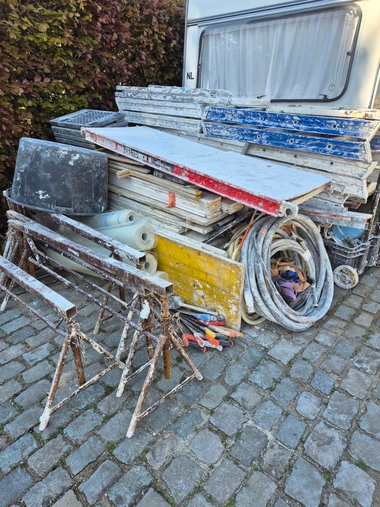 Lot de gamme de plâtrier plaquiste, Enlèvement