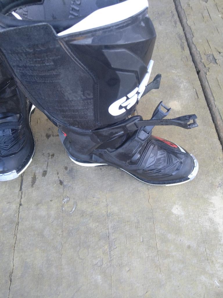 BMW GS Pro motorlaarzen zwart/wit/rood maat 46, Ophalen, Heren, Nieuw zonder kaartje, BMW MOTORRAD KLEDING