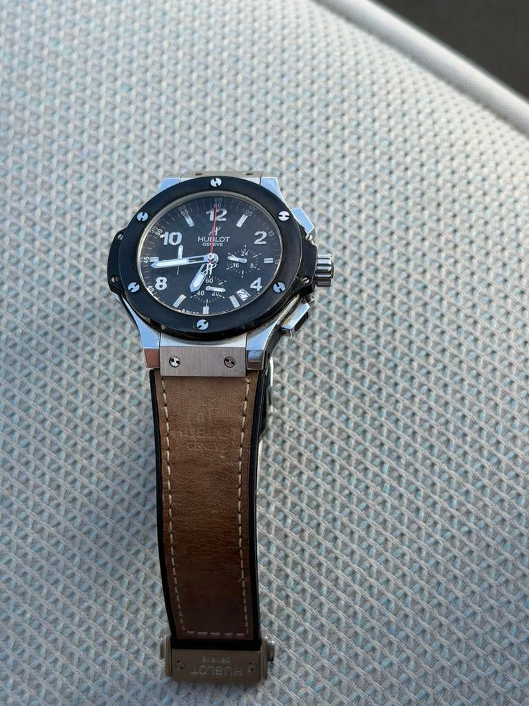 Horloge Hublot, Handtassen en Accessoires, Horloges | Heren, Ophalen, Gebruikt