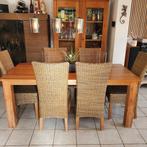 Table à manger avec 6 chaises, meuble vitrine et meuble TV, Maison & Meubles, Enlèvement