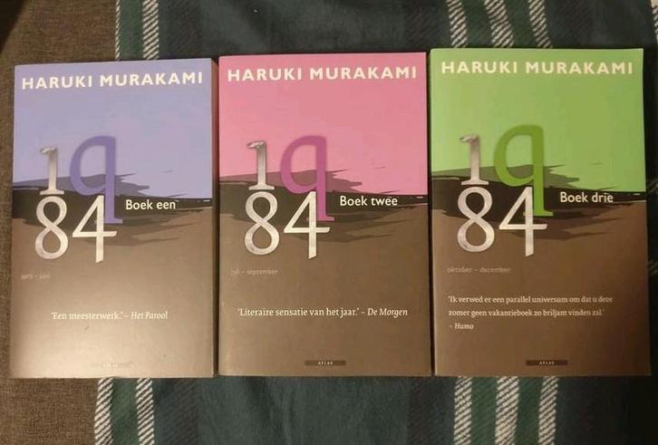 3 x Hurakami Murakami 1Q84 boek één twee en drie, Boeken, Literatuur, Zo goed als nieuw, Ophalen of Verzenden