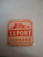 Oud bierviltje export zeeberg, Verzamelen, Ophalen of Verzenden