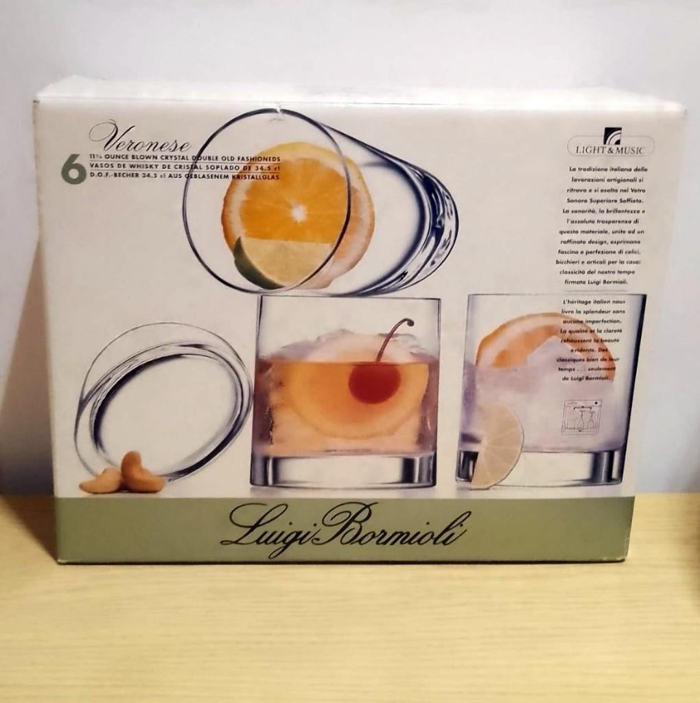 Luigi Bormioli Veronese glazen, set van 6, Ophalen of Verzenden