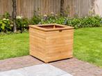 Teak bloembak 60x60x60cm, Tuin en Terras, Ophalen, Vierkant, Nieuw, 60 tot 100 cm