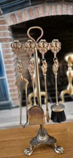 set de cheminée, Maison & Meubles, Enlèvement, Utilisé, Cheminée au bois