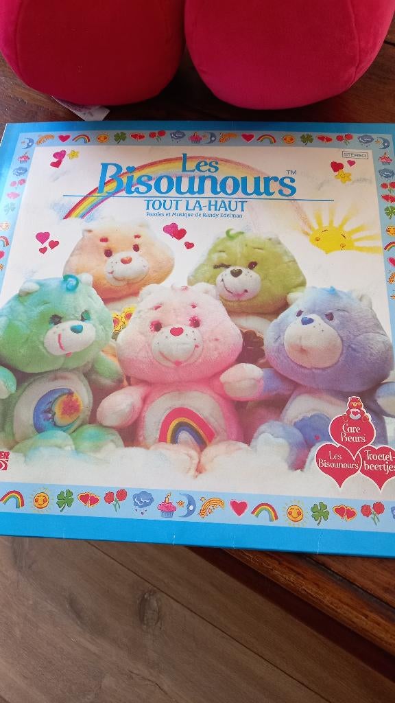 vinyl 33T les bisounours "tout la haut", Enlèvement, 1980 à 2000, Comme neuf