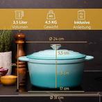 Poêle en fonte | 3,5 L | LIVRAISON GRATUITE, Neuf, CHEFARONE, -, -