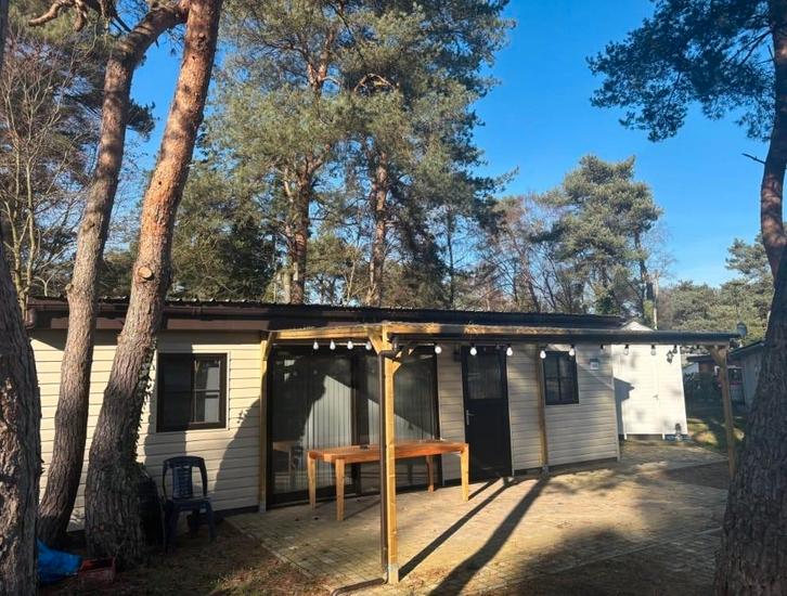 Te koop Chalet camping gt keiheuvel, Caravans en Kamperen, Stacaravans, meer dan 6, Ophalen