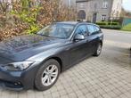 BMW 318d Break, Autos, Argent ou Gris, Euro 6, Boîte manuelle, Noir