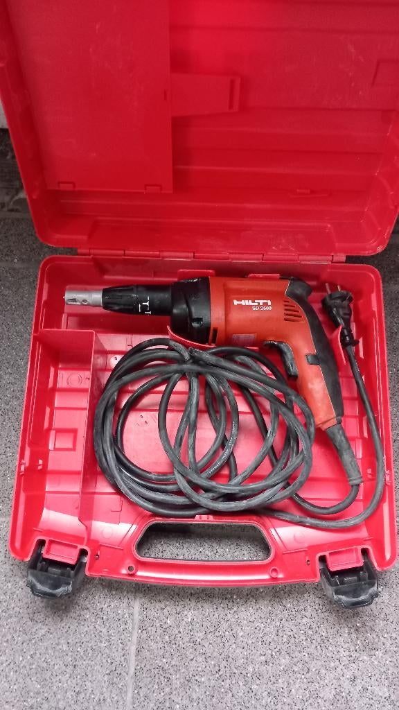 Hilti SD 2500 visseuse, Bricolage & Construction, Outillage | Foreuses, Utilisé, Autres types, 600 watts ou plus, Enlèvement ou Envoi