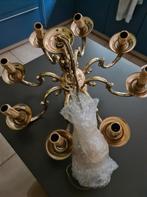 koperen kroonluchter, Huis en Inrichting, Lampen | Kroonluchters, Ophalen, Gebruikt, Metaal, Antiek