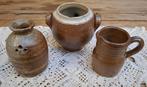 Mini Frans brocante gres, geurflesje, potje, kannetje, Enlèvement ou Envoi