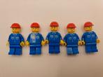 5 LEGO werkman minifig jaren ´80, Kinderen en Baby's, Speelgoed | Duplo en Lego, Ophalen of Verzenden, Lego