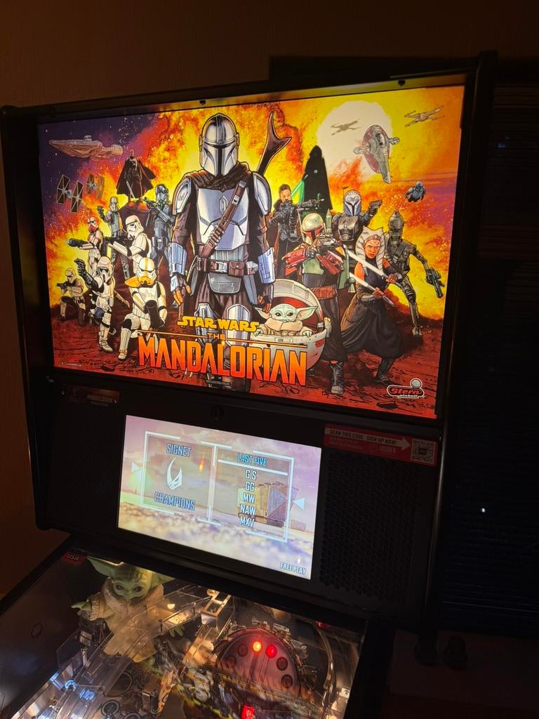 Star Wars - The Mandalorian Flipperkast Premium Stern, Verzamelen, Automaten | Flipperkasten, Ophalen, Zo goed als nieuw, Flipperkast