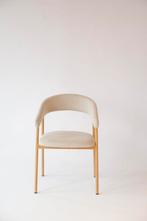 Chaise EJSING en tissu beige/couleur chêne naturel, Enlèvement, Comme neuf, Tissus