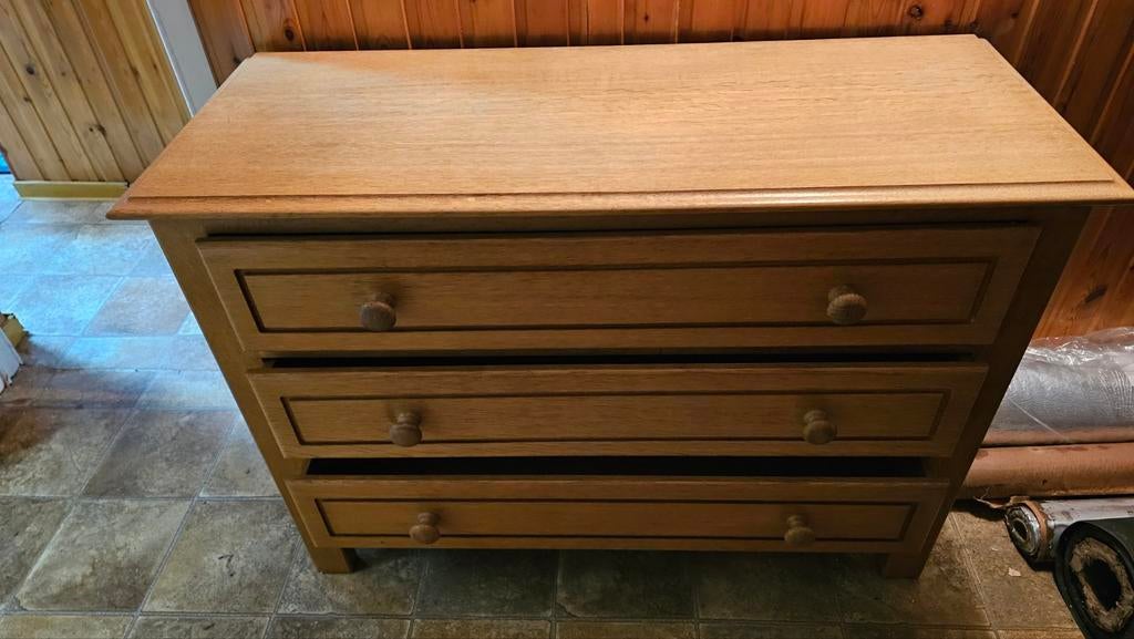 Commode 3 tiroirs en parfait état, Maison & Meubles, Armoires | Commodes, Enlèvement