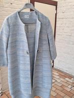 ensemble zomerkleedje met jas, Kleding | Dames, Jurken, Ophalen, Zo goed als nieuw, Maat 42/44 (L), Blauw