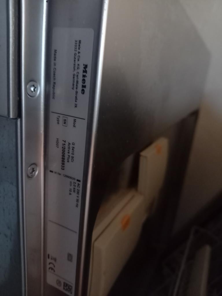 Vaatwasser Miele, Enlèvement, Comme neuf, Encastré