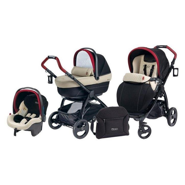 kinderwagen 3 in 1, Kinderen en Baby's, Kinderwagens en Combinaties, Gebruikt, Kinderwagen, Overige merken, Met autostoeltje, Met reiswieg