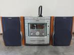 Philips MZ-7 stereo-set, 3 cd-speler, dubbel cassettedeck, Ophalen, Dubbel, Philips