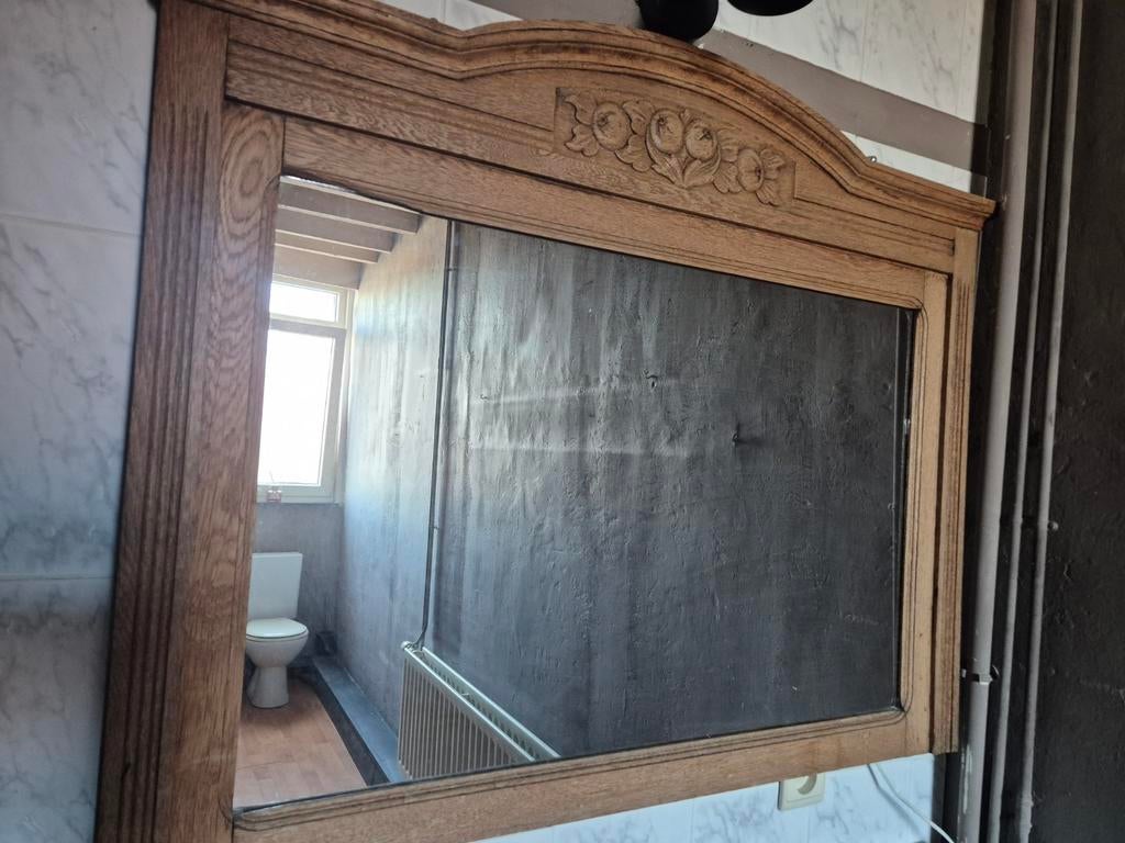 Grote spiegel goede staat, Antiek en Kunst, Ophalen