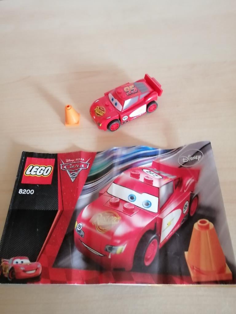 lego 8200 bliksem mc queen, Ophalen, Zo goed als nieuw, Complete set, Lego