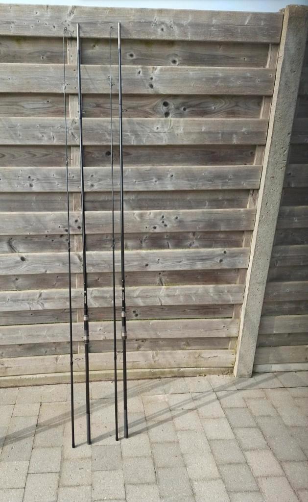 Set van 5 karperhengels powerplay, shimano en eclix, Watersport en Boten, Hengelsport | Karpervissen, Gebruikt, Werphengel, Ophalen