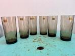 6 vintage fumé glazen Luminarc voor Fina, Ophalen