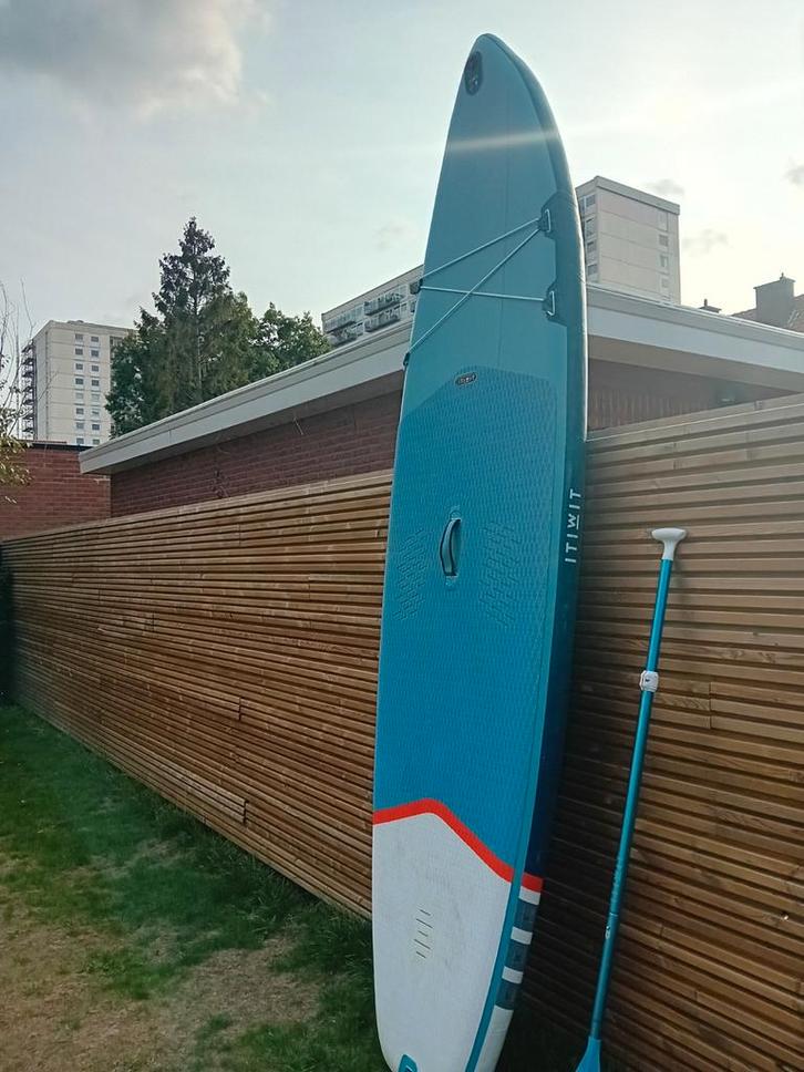 Sup itiwit large met pomp en 2 paddels, Watersport en Boten, Suppen, Ophalen