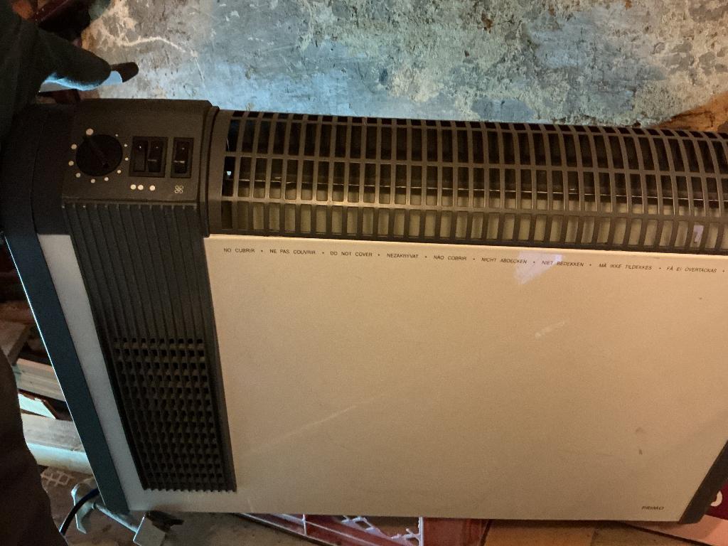 3x Primo convector verwarming 2000W (met turbo), Ophalen, Thermostaat