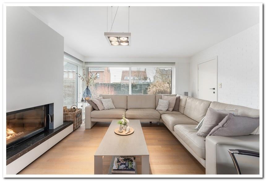 Lederen hoeksalon, Ophalen, Gebruikt, Leer