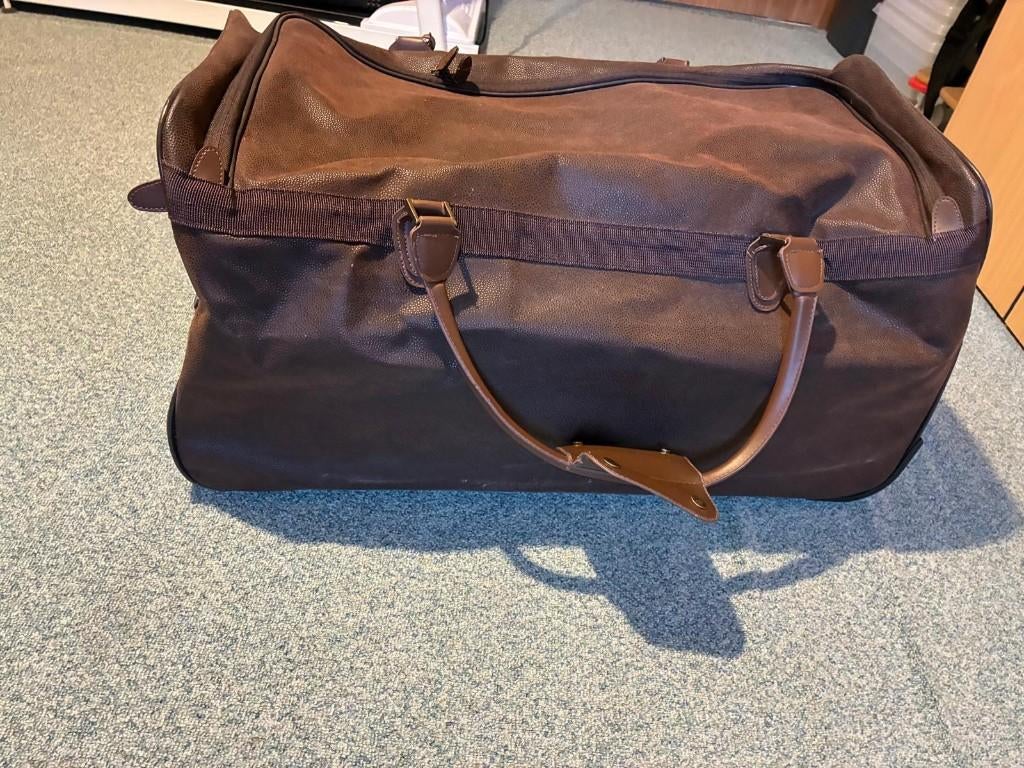 sacs de voyage sur roulettes, 30 cm of meer, Gebruikt, Bruin, 60 tot 80 cm