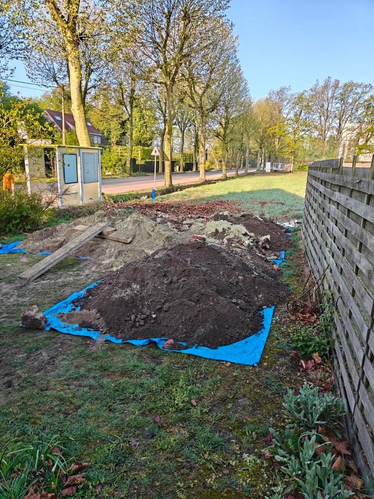 13m³ grond gratis, Ophalen