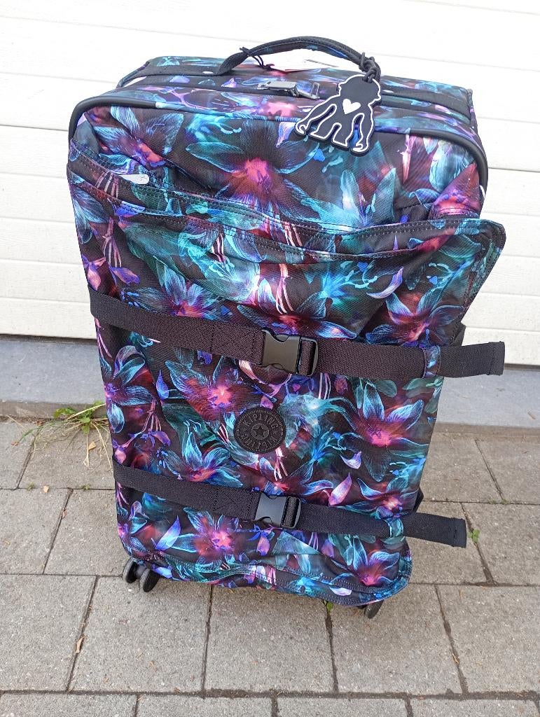 Valise kipling, Bijoux, Sacs & Beauté, Valises, Neuf, Autres matériaux, 70 cm ou plus, 55 cm ou plus, Poignée extensible, Roulettes