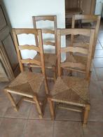 4 chaises, Maison & Meubles, Ancien, Brun, Enlèvement, Utilisé