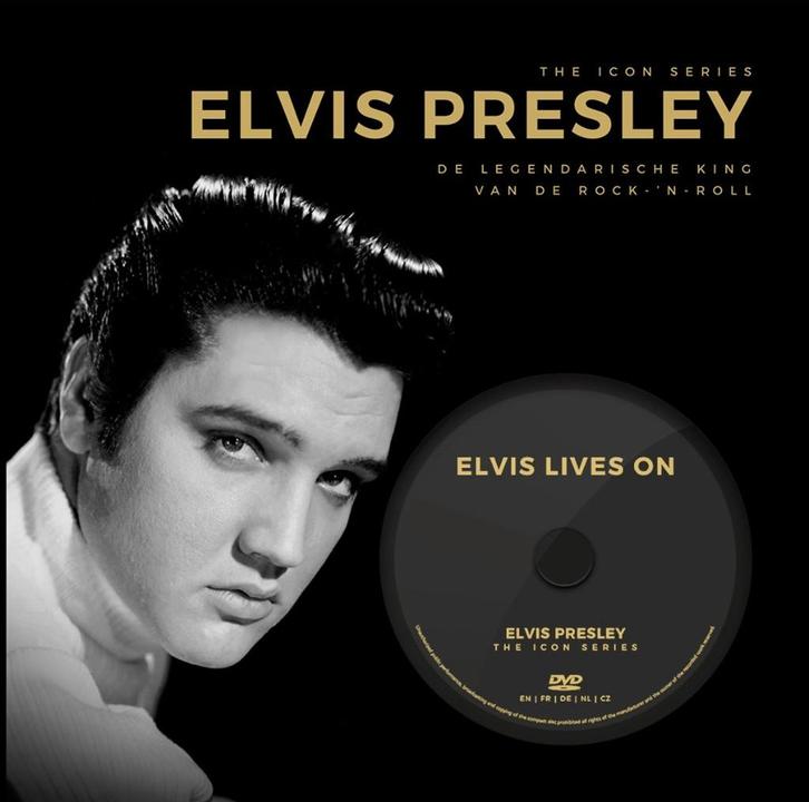 Elvis boek + dvd (nieuw+sealed) de legendarische King, Boeken, Muziek
