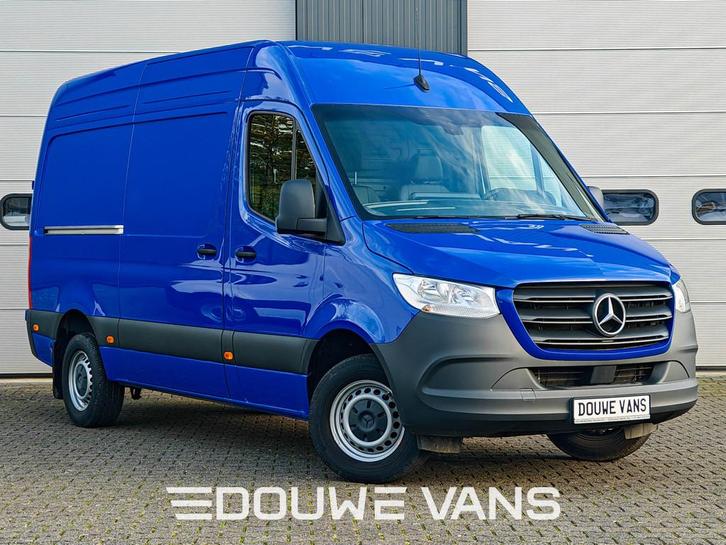 Mercedes-Benz Sprinter L2 H2 Automaat 315 BLAUW MBUX DAB Tre, Autos, Camionnettes & Utilitaires, Entreprise, Achat, ABS, Air conditionné