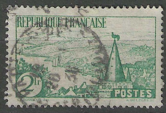 Frankrijk 1935 - Yvert 301 - Landschap in Bretagne  (ST), Postzegels en Munten, Postzegels | Europa | Frankrijk, Gestempeld, Verzenden