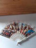 1 waaier van Spanje, 10 cm of meer, Overige materialen, Wit, Ophalen of Verzenden