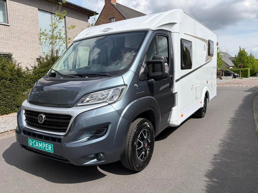 ‼️fiat carado ‼️twinbed‼️hymer fabriek‼️, Caravans en Kamperen, Mobilhomes, Ringverwarming, Fiat, 6 tot 7 meter, ABS