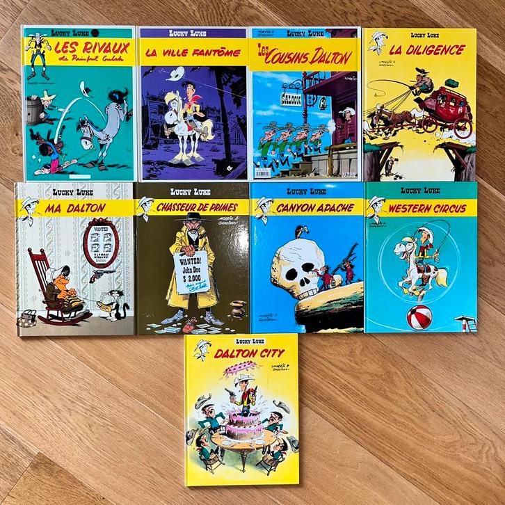 Lot de 16 tomes Lucky Luke, Livres, BD, Comme neuf, Enlèvement