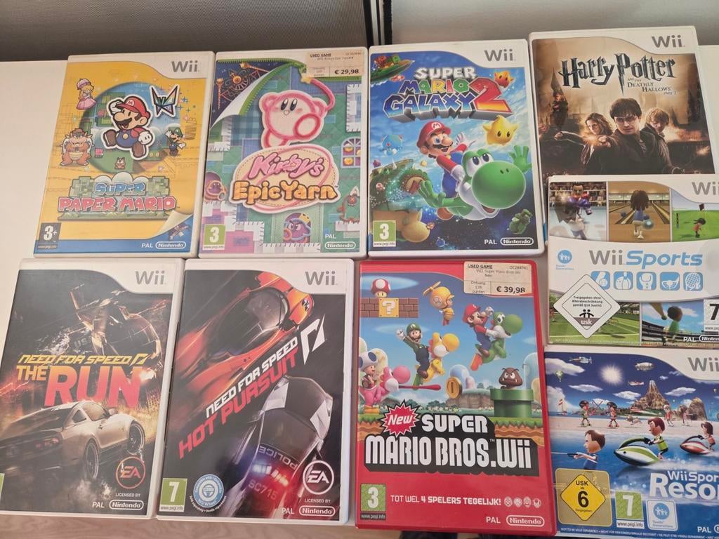 Lot wii games, Ophalen