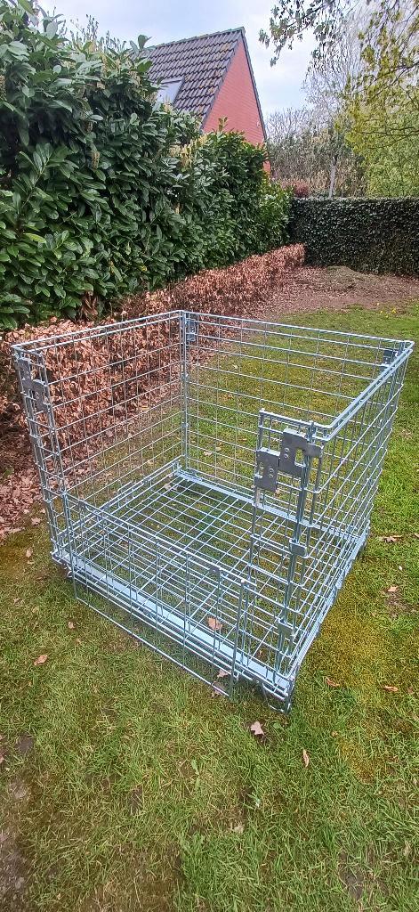 Opvouwbare metalen container, Bricolage & Construction, Métaux, Neuf, Fer, Enlèvement