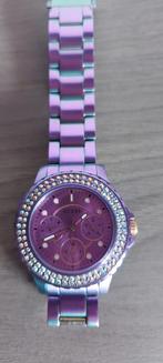 DAMESHORLOGE NIET GEDRAGEN, Bijoux, Sacs & Beauté, Montres | Femmes, Enlèvement ou Envoi, Guess, Acier, Avec strass