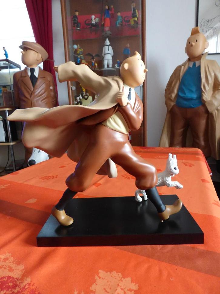 Tintin reporter Leblon Delienne 1988, Collections, Statues & Figurines, Comme neuf, Enlèvement ou Envoi