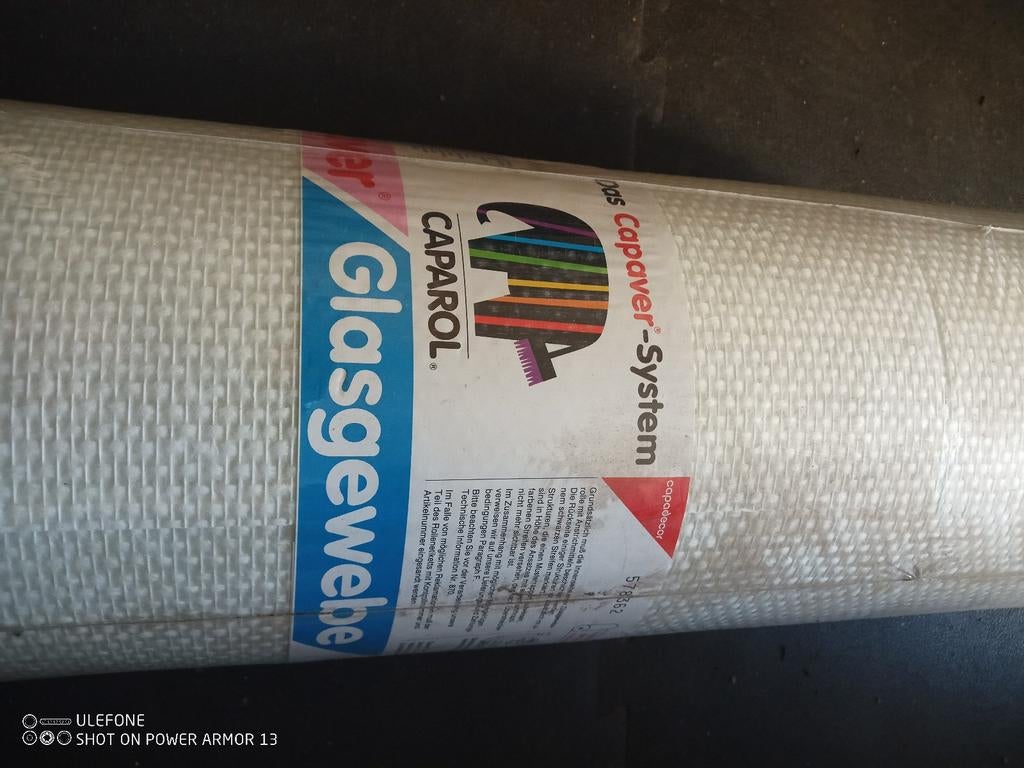 Caparol Glasweefsel, Ophalen