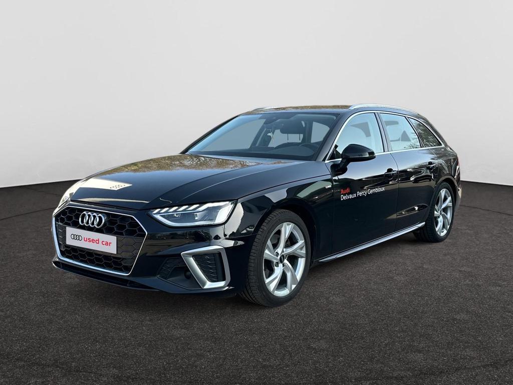 Audi A4 Avant A4 Avant 35 TFSI Business Edition S line S tro, Automaat, A4, Zwart, Break