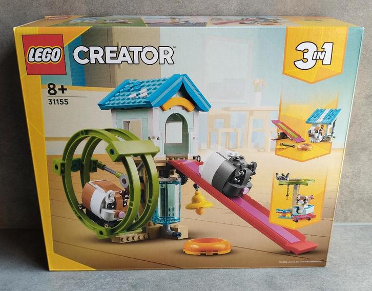 lego creator 31155 hamsterwiel, Kinderen en Baby's, Speelgoed | Duplo en Lego, Nieuw, Lego, Complete set, Ophalen of Verzenden